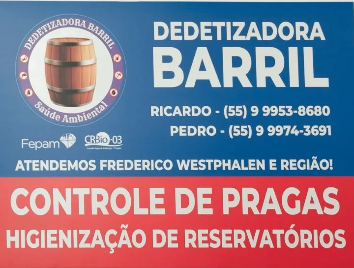 Dedetizadora Barril